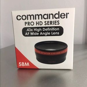 Commander Pro Hd Series .43x AF Wide Angle Lens